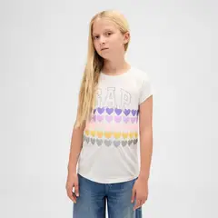 GAP - Camiseta para Niña de Algodón