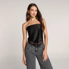 SYBILLA - Top Mujer De Encaje