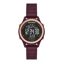 SKECHERS - Reloj Mujer Fairhaven. Reloj Silicona Vino Tinto SR6348