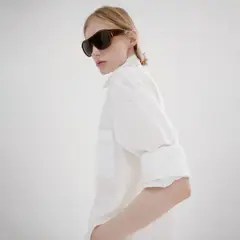 MANGO - Camisa Mujer Manga larga