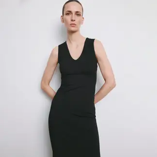 MANGO - Vestido Mujer Largo Casual