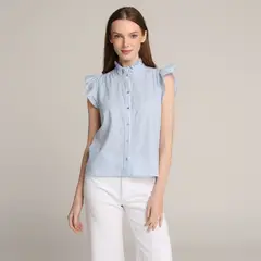 UNIVERSITY CLUB - Blusa Mujer de Algodón
