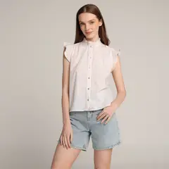 UNIVERSITY CLUB - Blusa Mujer de Algodón