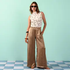 UNIVERSITY CLUB - Pantalón Recto Mujer