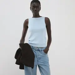 MANGO - Top Mujer Sin mangas