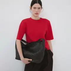 MANGO - Saco Mujer Liso