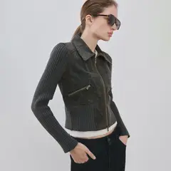 MANGO - Chaqueta Mujer Tejido Slim fit