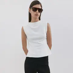 MANGO - Blusa Mujer Sin mangas