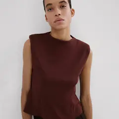 MANGO - Blusa Mujer Sin mangas