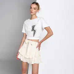 DENIMLAB - Falda Mini Mujer