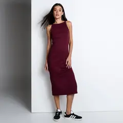DENIMLAB - Vestido Medio de Tachas Mujer