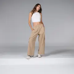 SYBILLA - Pantalón Relax Mujer Tiro medio