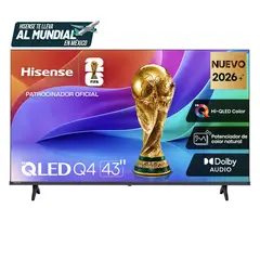 HISENSE - Televisor | 43 Pulgadas | Hi-QLED FHD | 43Q4SV