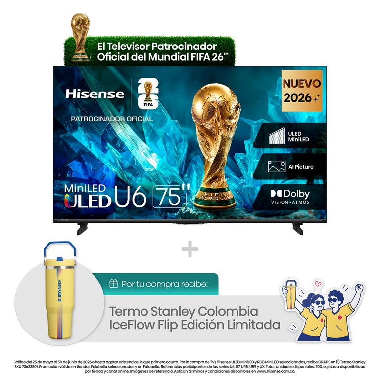 Televisor | 75 Pulgadas | ULED MiniLED 4K | 75U6ESV