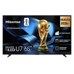 HISENSE - Televisor | 65 Pulgadas | ULED MiniLED 144 Hz | 65U7ESG