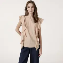 APOLOGY - Blusa Mujer Sin Mangas De Algodón
