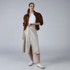 BASEMENT - Falda Midi Mujer