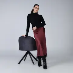 BASEMENT - Falda Midi Mujer