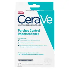 CERAVE - Tratamiento de acné Anti-Imperfecciones Parches para Piel Grasa 22 Unidades