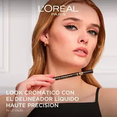 LOREAL PARIS - Delineador Haute Precision Black Silk 010