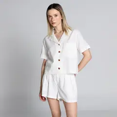 BASEMENT - Blusa Mujer Manga corta