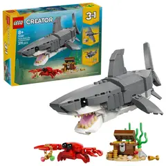 LEGO - Construcción Feroz Tiburón Con Cofre Del Tesoro