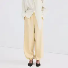 MANGO - Pantalón Balloon Mujer Tiro medio