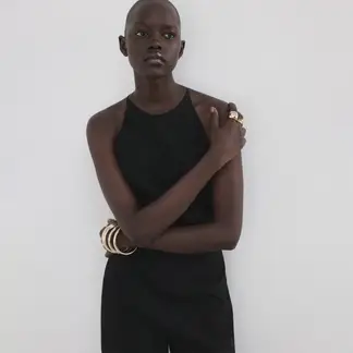 MANGO - Enterizo Mujer Largo Casual