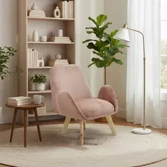 MICA - Poltrona Soria 77x80x79 Tela Poliéster Salmon