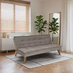 MICA - Sofa Cama Moray 174x100x80 Reclinable Tela Taupe