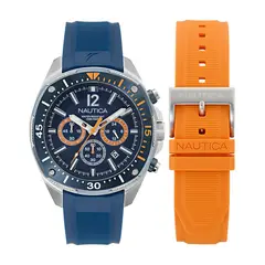 NAUTICA - Relojes Hombre NCT Bluesail. Reloj Silicona Azul NAPBSS504