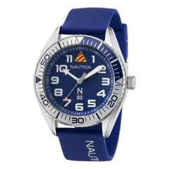 NAUTICA - Relojes Hombre Finn World. Reloj Silicona Azul NAPFWF201