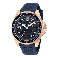NAUTICA - Relojes Hombre Koh May Bay. Reloj Silicona Azul NAPKMF302