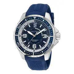 NAUTICA - Relojes Hombre Koh May Bay. Reloj Silicona Azul NAPKMF304