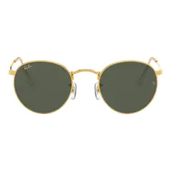 RAY-BAN - Gafas de Sol Redondas Unisex Round Metal Dorado Ray Ban