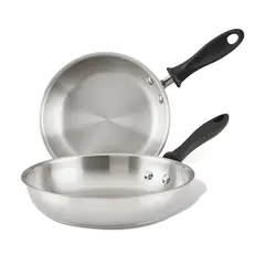 FARBERWARE - Set de Sartenes Acero inoxidable 2 piezas