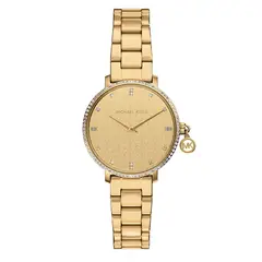 MICHAEL KORS - Reloj Mujer Pyper. Reloj Acero Inoxidable Dorado MK7572