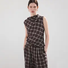 MANGO - Top Mujer con Estampado Sin mangas