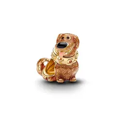 PANDORA - Charm Up Dug De Disney Pixar Recubrimiento En Oro 14K