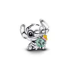 PANDORA - Charm Stitch Y Scrump De Disney Plata Esterlina