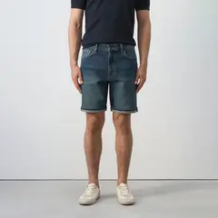 MANGO - Bermuda para Hombre de Algodón