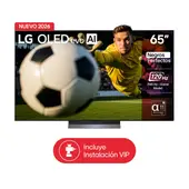 LG - Televisor 65 pulgadas |4K UHD OLED Evo|Dolby Vision |OLED65C6PSA|Incluye AI Magic Remote