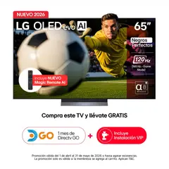LG - Televisor 65 pulgadas |4K UHD OLED Evo|Dolby Vision |OLED65C6PSA|Incluye AI Magic Remote