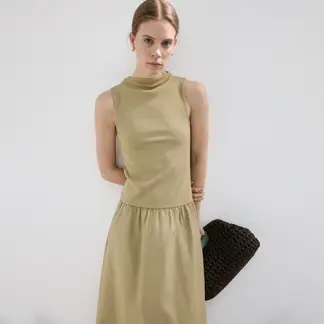 MANGO - Vestido Mujer Medio