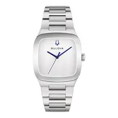 BULOVA - Reloj Hombre Latgram. Reloj Acero Inoxidable Plateado 96A336