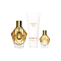 RABANNE - Set de perfume Million Gold for Her EDP 90ml + Body lotion 100ml + Miniatura 5ml