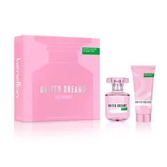 BENETTON - Set de perfume United Dreams Love Yourself 80ml EDT + Body Lotion 75ml