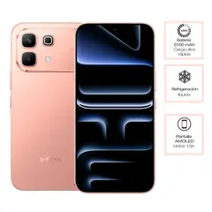 INFINIX - Celular Note 60 5G 256GB | 8GB RAM | cámara posterior 50MP|cámara frontal 13MP| pantalla 6,7 pulgadas + Mediatek Dimensity 7400