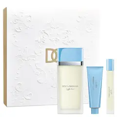 DOLCE&GABBANA - Set Mujer Light Blue Edt Set Eau Detoilette 100ml+Body Lotion L50ml+Eau De Toilette10ml