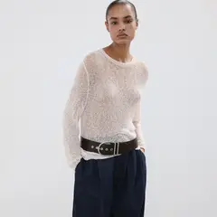 MANGO - Jean Balloon Mujer Tiro medio